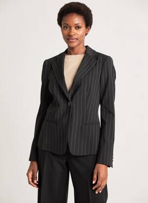 Sacou buzunare negru EMPORIO ARMANI femeie