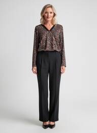 Tricou mâneci lungi mâneci lungi negru JULIE GUERLANDE femeie