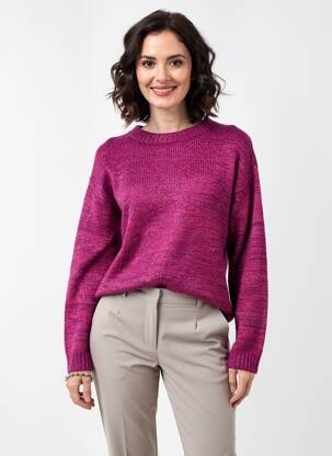 Pulover elasticitate mâneci lungi violet C'EST BEAU LA VIE femeie