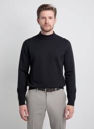 Pulover mâneci lungi mâneci lungi negru CAMBRIDGE bărbat
