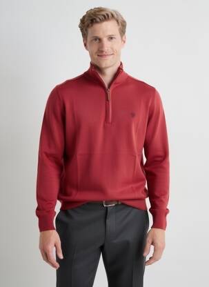 Pulover mâneci lungi mâneci lungi portocalie CAMBRIDGE bărbat