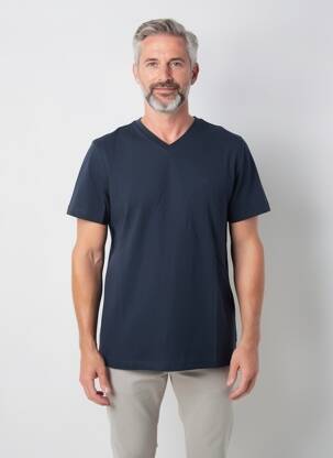 Tricou elasticitate mâneci scurte albastru CAMBRIDGE bărbat