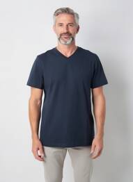 Tricou elasticitate mâneci scurte albastru CAMBRIDGE bărbat