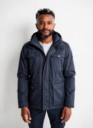 Parka fără glugă fără glugă albastru CAMBRIDGE bărbat