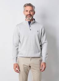 Pulover elasticitate mâneci lungi gri CAMBRIDGE bărbat