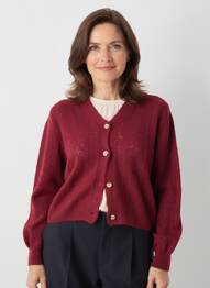 Vestă cu mâneci lungi elasticitate roșu JULIE GUERLANDE femeie