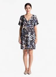 Rochie scurtă mâneci scurte mâneci scurte negru MOLLY BRACKEN femeie