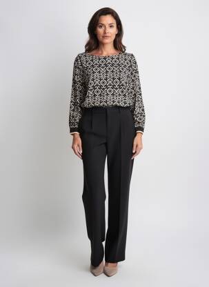 Tricou mâneci lungi mâneci lungi negru GARCIA femeie