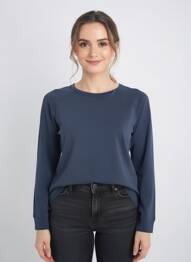 Tricou mâneci lungi mâneci lungi albastru WHITE STUFF femeie