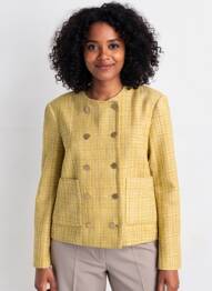 Jachete casual guler rotund verde MOLLY BRACKEN femeie