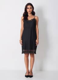 Rochie scurtă croială cambrată bretele subțiri negru NÜ femeie
