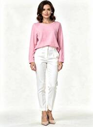 Tricou mâneci lungi mâneci lungi roz WHITE STUFF femeie