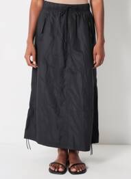 Fustă lungă croială dreaptă negru NIKE femeie