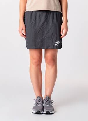 Fustă scurtă talie elastică gri NIKE femeie