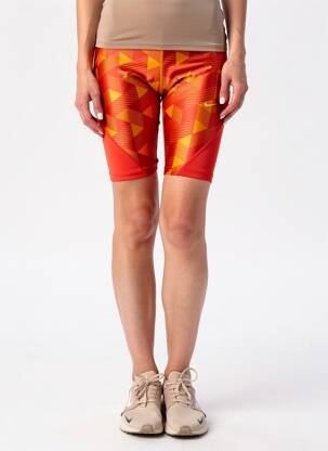 Pantalon de ciclism subțire mărime normală portocalie NIKE femeie