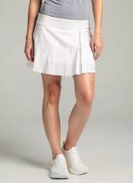 Fustă pantaloni scurți țesătură poplin alb NIKE femeie