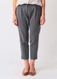 Pantalon 7/8 elasticitate mărime normală gri TELMAIL femeie
