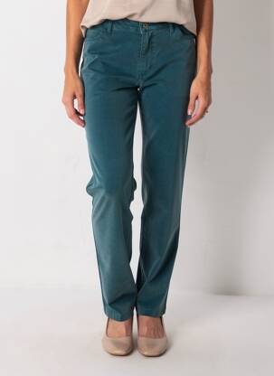 Pantalon slim elasticitate mărime normală verde WALTRON femeie