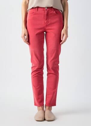 Pantalon slim elasticitate mărime normală roz KANOPE femeie
