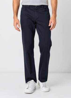 Pantalon drept elasticitate mărime normală albastru HATTRIC bărbat