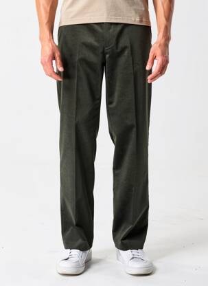 Pantalon drept elasticitate mărime normală verde COSSERAT bărbat