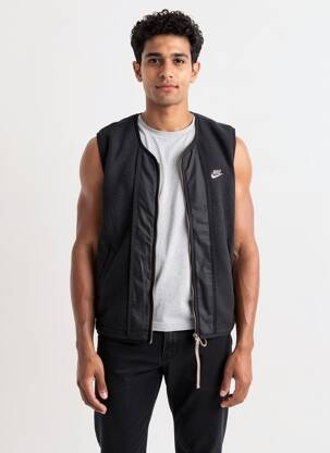Vestă fără mâneci fără mâneci negru NIKE bărbat