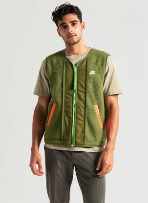 Vestă fără mâneci fără mâneci verde NIKE bărbat