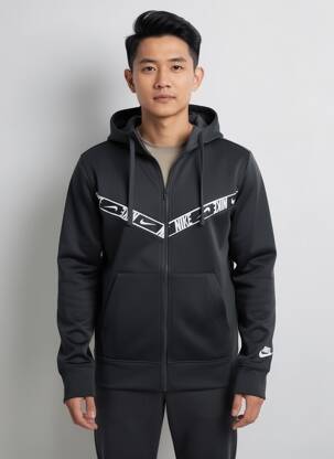 Jachete casual buzunare negru NIKE bărbat
