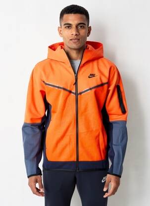 Jachete casual croială dreaptă portocalie NIKE bărbat