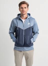 Jachete casual glugă albastru NIKE bărbat