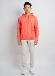 Hanorac cu glugă broderie mâneci lungi portocaliu NIKE bărbat