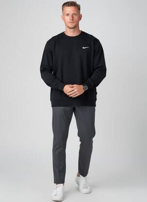 Hanorac elasticitate mâneci lungi negru NIKE bărbat