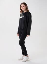 Tricou mâneci lungi mâneci lungi negru NIKE femeie