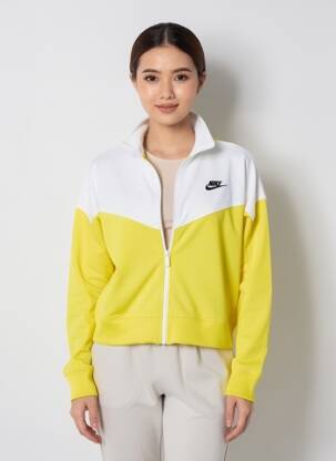 Jachete casual buzunare galben NIKE femeie