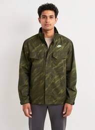 Jachetă vânt buzunare fără glugă verde NIKE bărbat
