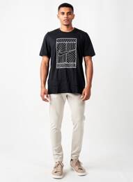 Tricou elasticitate mâneci scurte negru NIKE bărbat