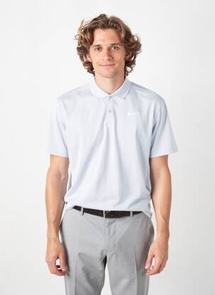 Polo croială dreaptă mâneci scurte gri NIKE bărbat