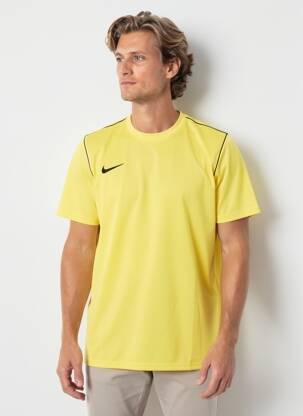 Tricou broderie mâneci scurte galben NIKE bărbat