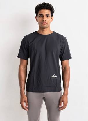 Tricou croială cambrată mâneci scurte negru NIKE bărbat