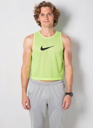 Maiou guler rotund fără mâneci galben NIKE bărbat