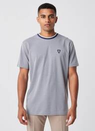 Tricou croială dreaptă mâneci scurte albastru CAMBERABERO bărbat