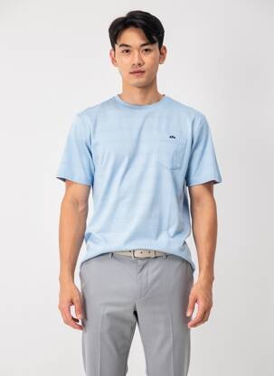 Tricou elasticitate mâneci scurte albastru CAMBERABERO bărbat
