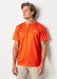 Tricou elasticitate mâneci scurte portocaliu CAMBERABERO bărbat