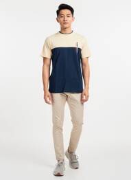 Tricou elasticitate mâneci scurte albastru CAMBERABERO bărbat