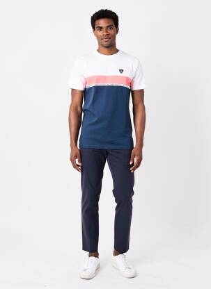 Tricou elasticitate mâneci scurte alb CAMBERABERO bărbat