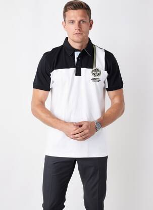 Polo croială dreaptă mâneci scurte negru CAMBERABERO bărbat