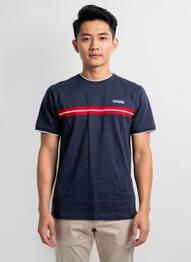 Tricou croială dreaptă mâneci scurte albastru CAMBERABERO bărbat