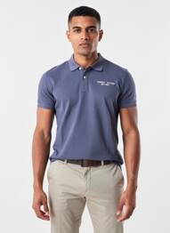 Polo elasticitate mâneci scurte albastru TOMMY HILFIGER bărbat
