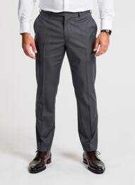 Pantalon slim țesătură melanj mărime normală gri FACONNABLE bărbat