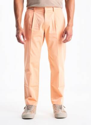 Pantalon chino elasticitate mărime normală portocalie TOMMY HILFIGER bărbat